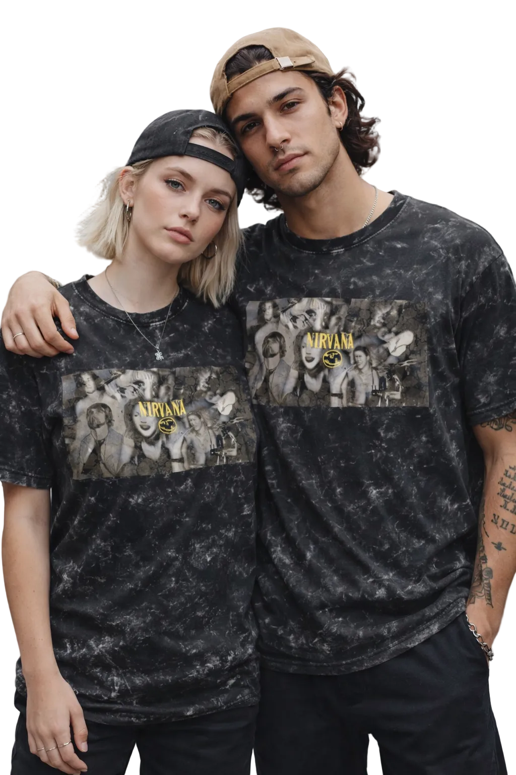 Unisex Acid Washed Oversized Tee